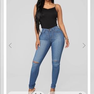 Fashion Nova Canopy Jeans - High Rise/High Waist